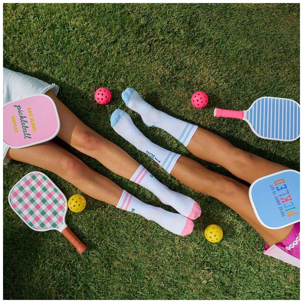 Annabel Trends Size 7-9 Love Multi Design Pickleball Women's Socks w/ Box — image 4