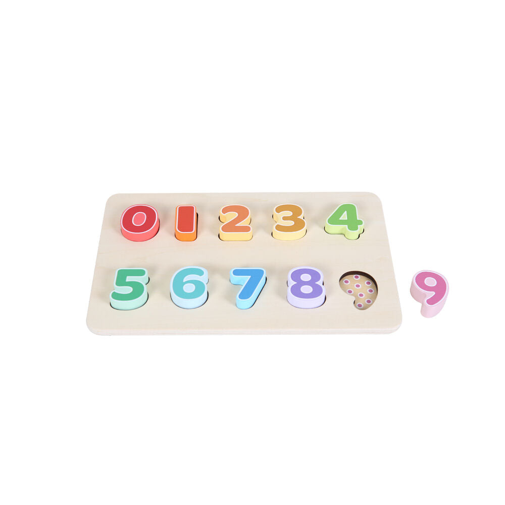Educare Number Puzzle Educational Toy Recognition Children/Kids - 3y+