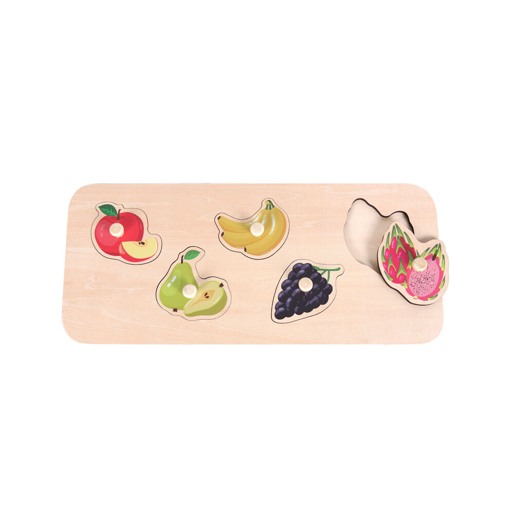 Educare Fruits Knob Puzzle Educational Toy Skill Development Children/Kids - 3y+