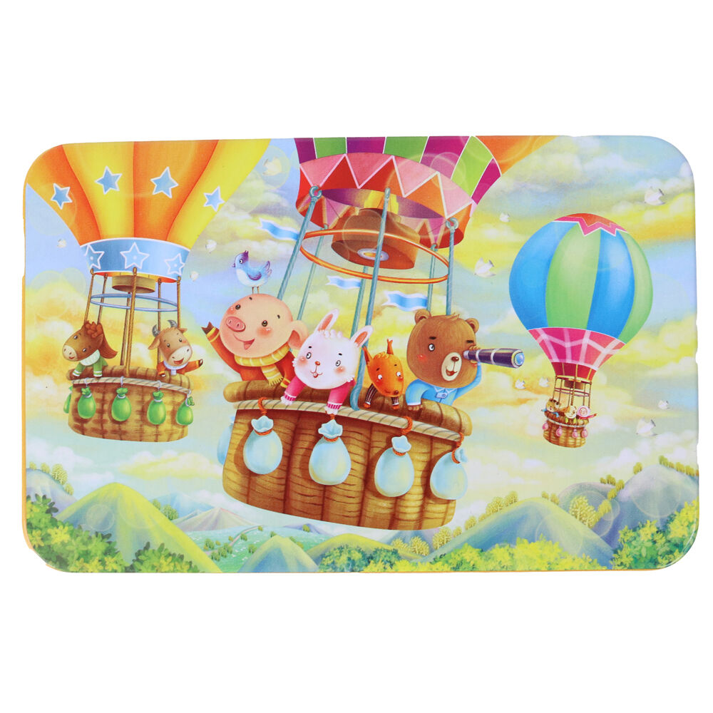 Miki Wooden Hot Air Balloon Jigsaw Puzzle for Kids/Children 3y+ (60 Pieces)