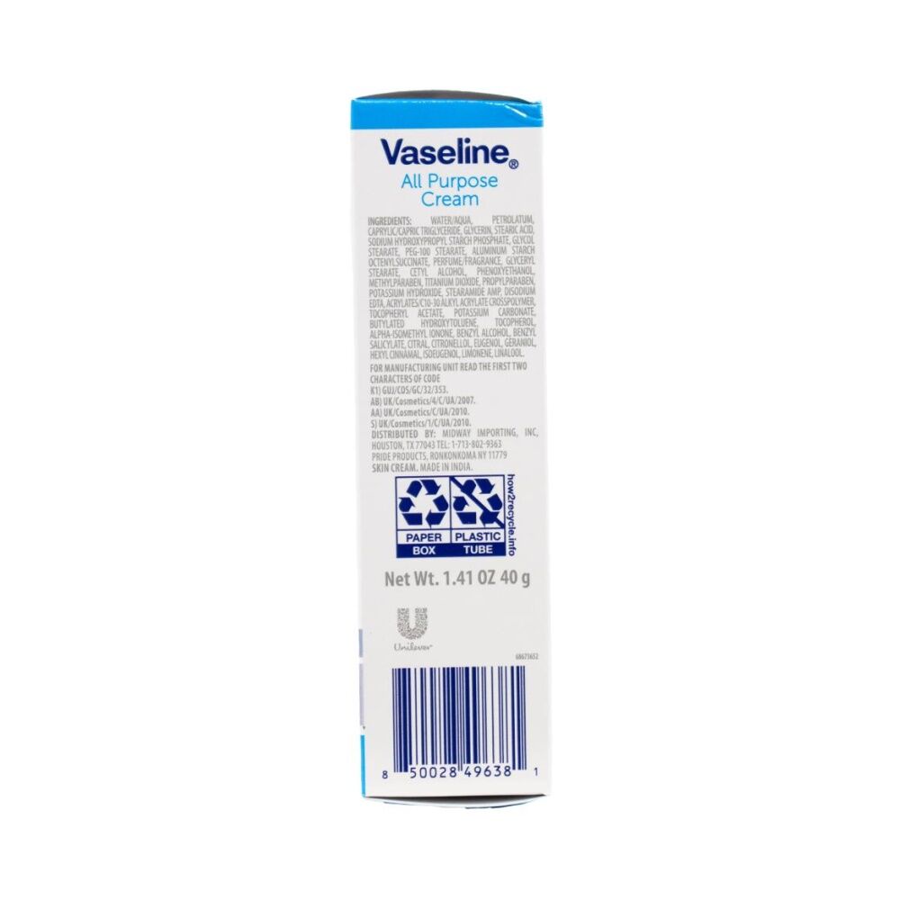 Vaseline Intensive Care All Purpose Cream w/Jelly Glycerine Vitamin E 40g (3 Pack) — image 5