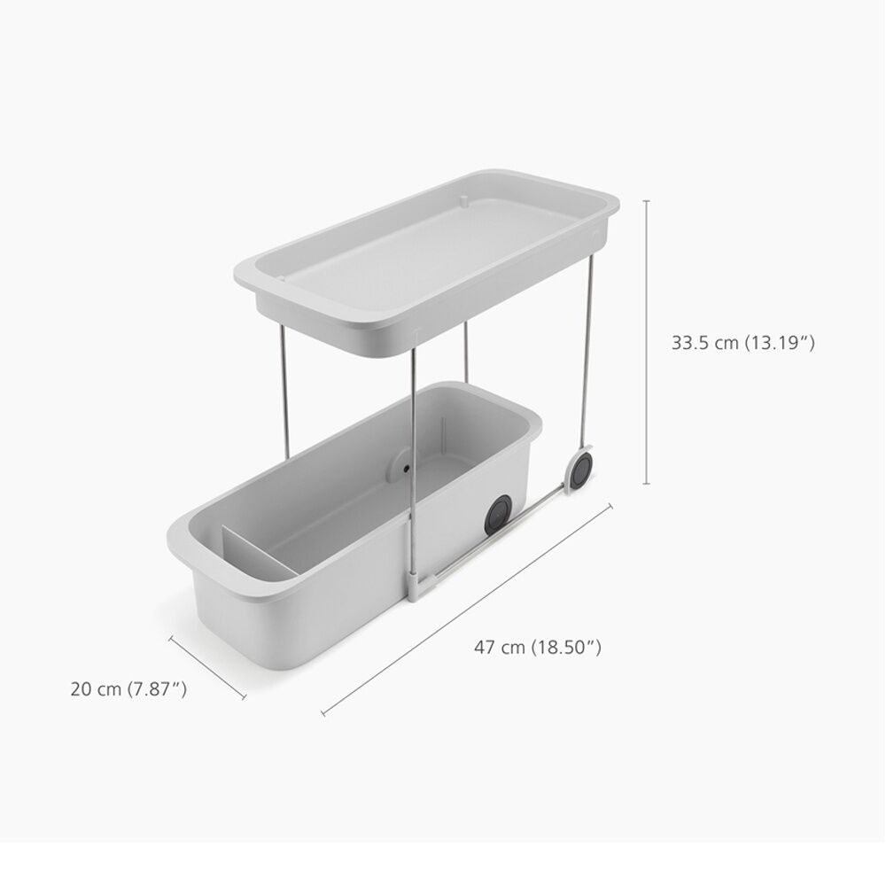 Joseph Joseph CupboardStore 2-Tier Caddy Storage Organiser Pull-Out Tiers — image 8