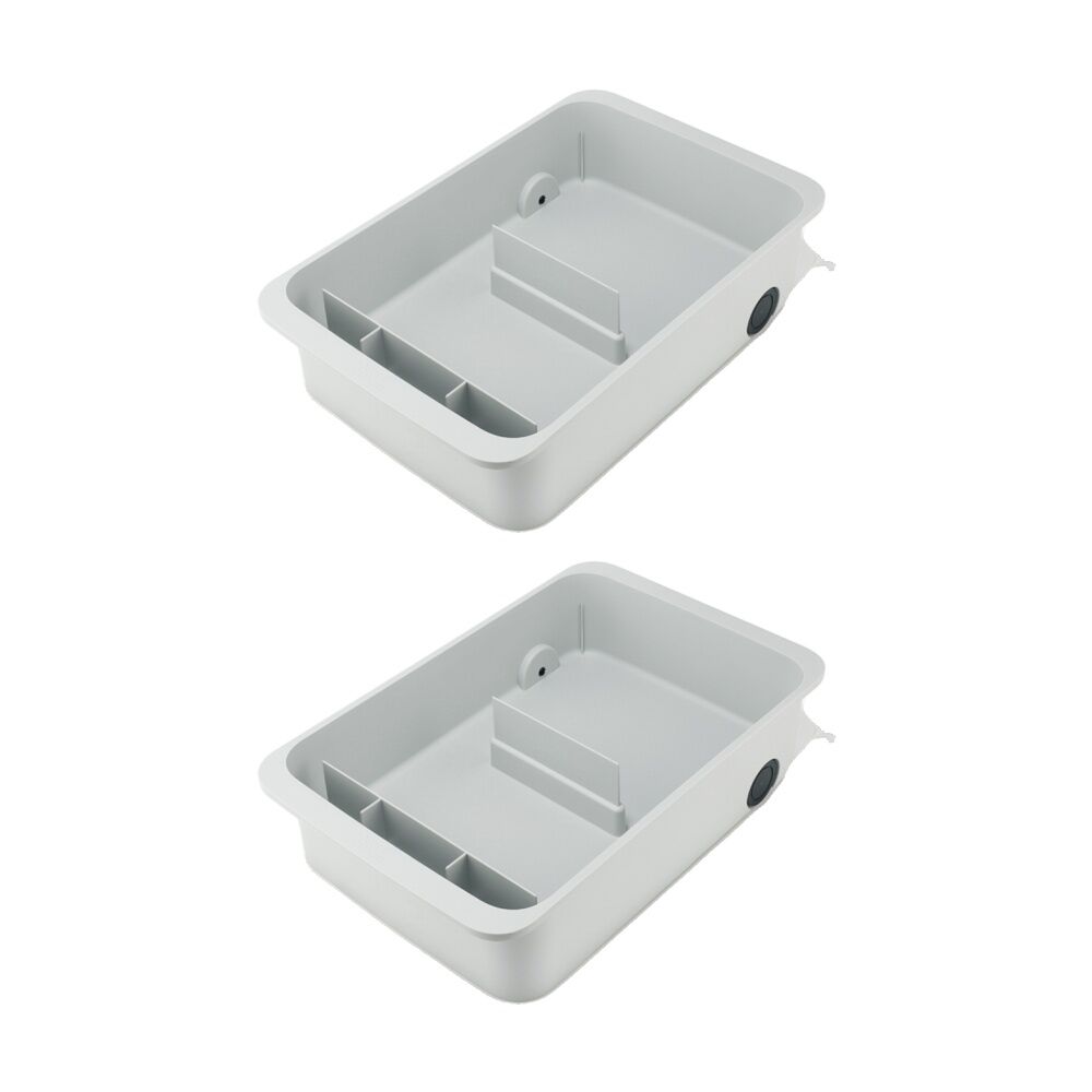 Joseph Joseph CupboardStore Large Caddy Cupboard Storage Organiser Stone (2 Pack)