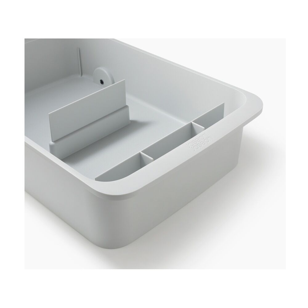 Joseph Joseph CupboardStore Large Caddy Storage Organiser Handle Wheels Stone — image 6
