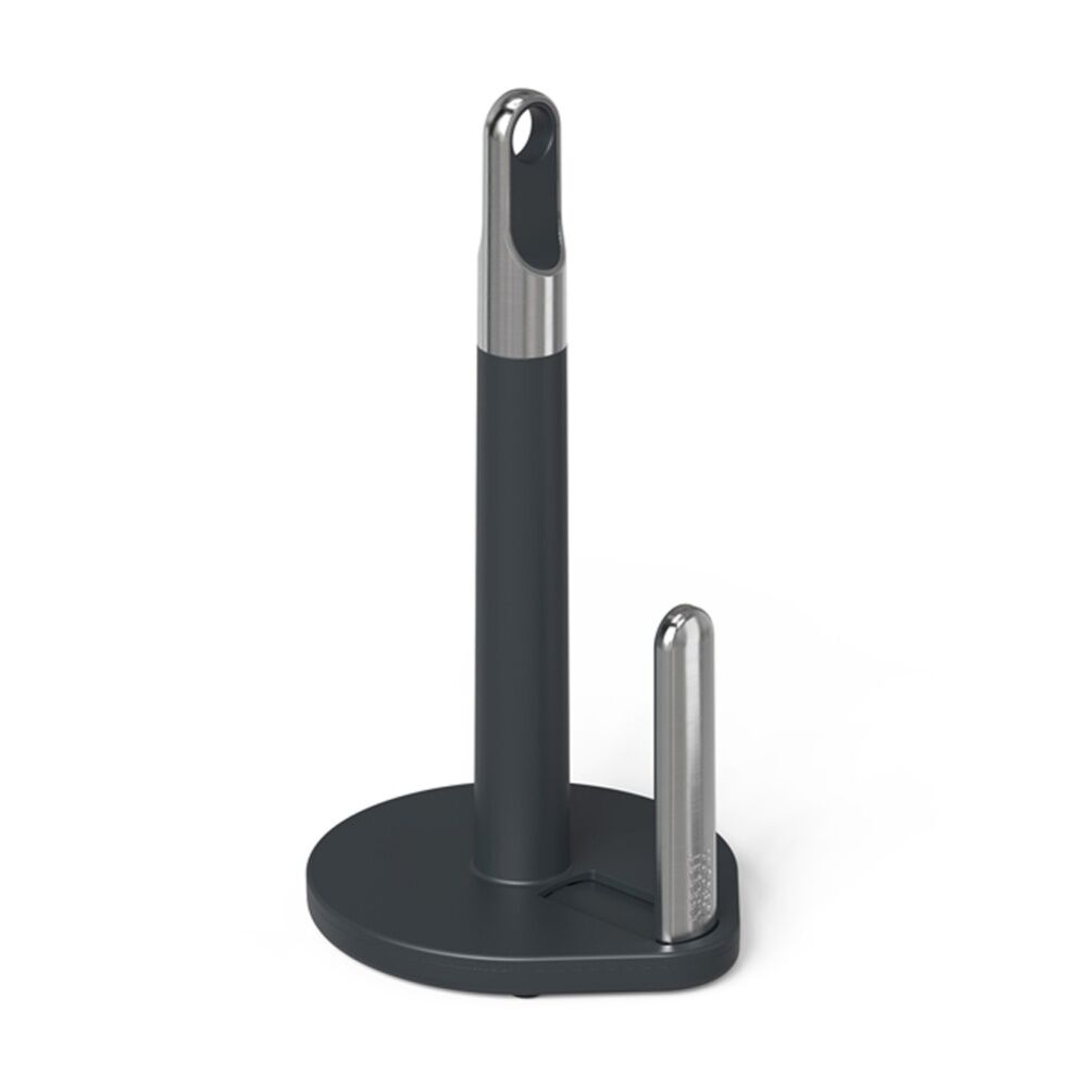 Joseph Joseph Hold Easy-Tear Kitchen Paper Towel Roll Holder Weighted Base Graphite — image 2