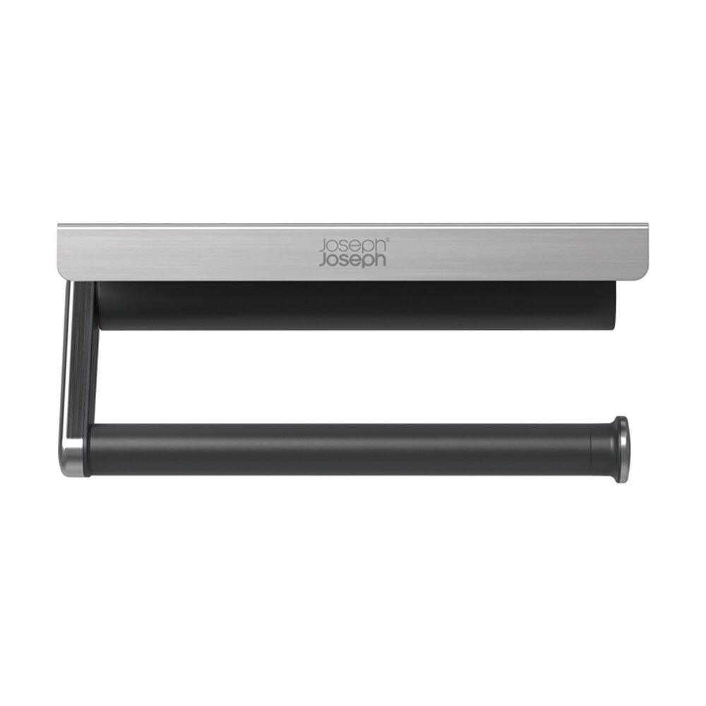Joseph Joseph RollGrip Easy Tear Under Shelf Paper Towel Roll Holder Steel — image 2