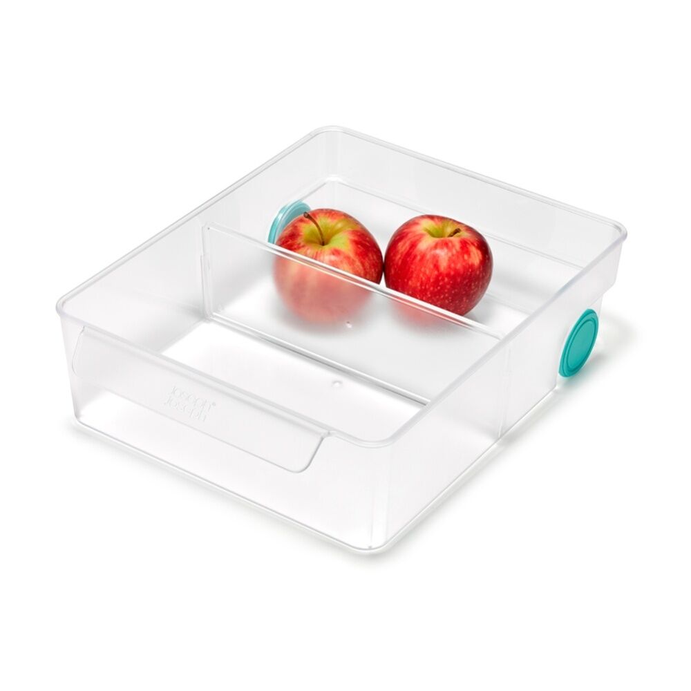 Joseph Joseph FridgeStore Extra Large Fridge Storage Caddy On Wheels Clear (2 Pack) — image 3