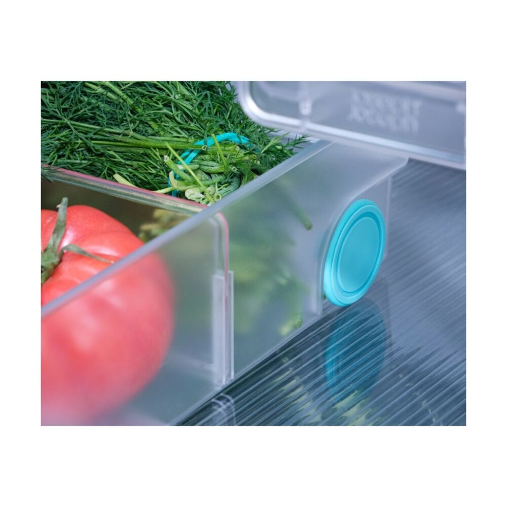 Joseph Joseph FridgeStore Extra Large Fridge Storage Caddy On Wheels Clear (2 Pack) — image 9