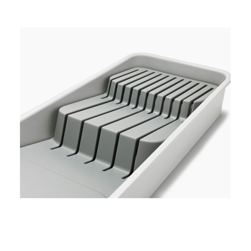 Joseph Joseph 2-Tier Compact Knife Organiser Kitchen Storage Light Stone (2 Pack) — image 5
