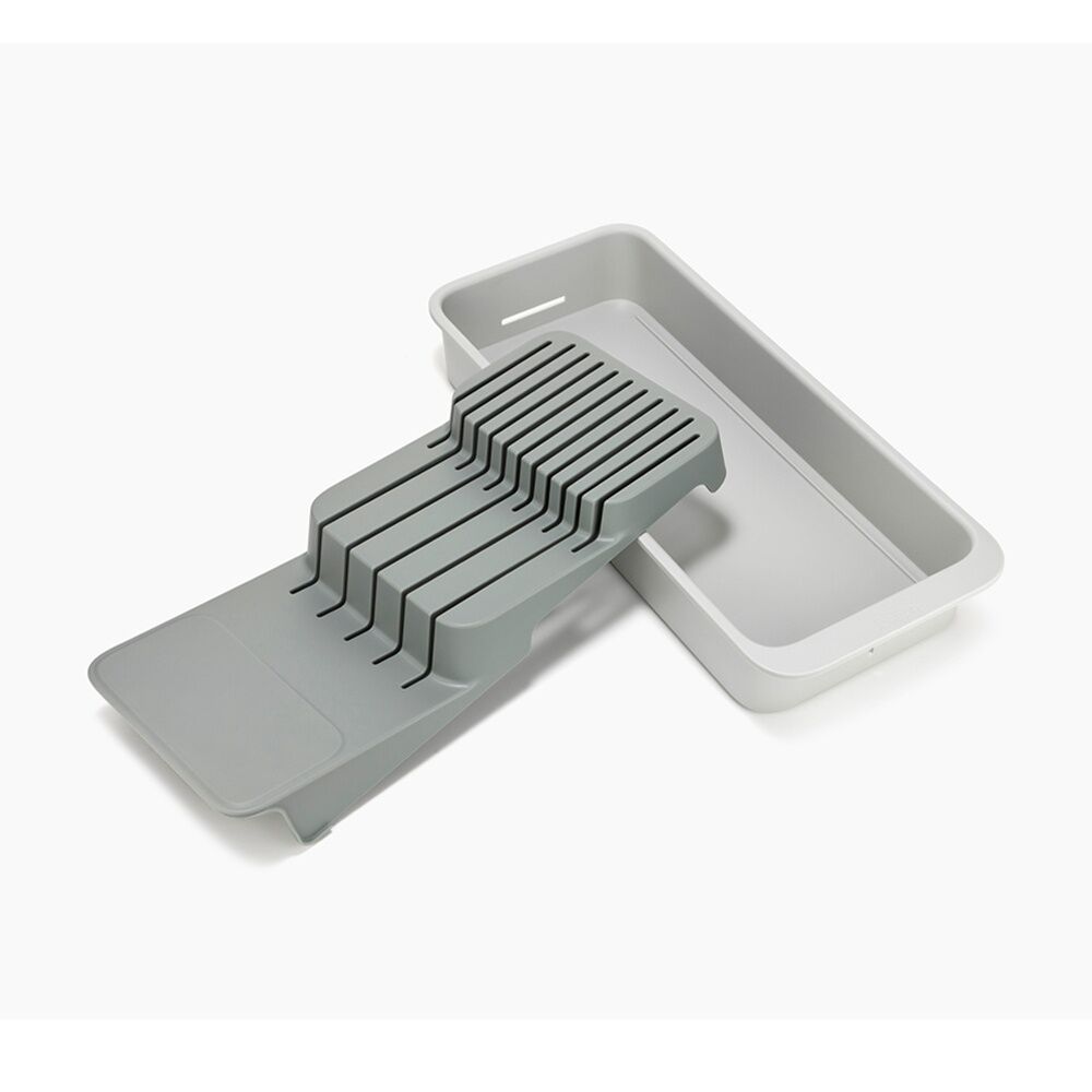 Joseph Joseph 2-Tier Compact Knife Organiser Kitchen Storage Light Stone (2 Pack) — image 6