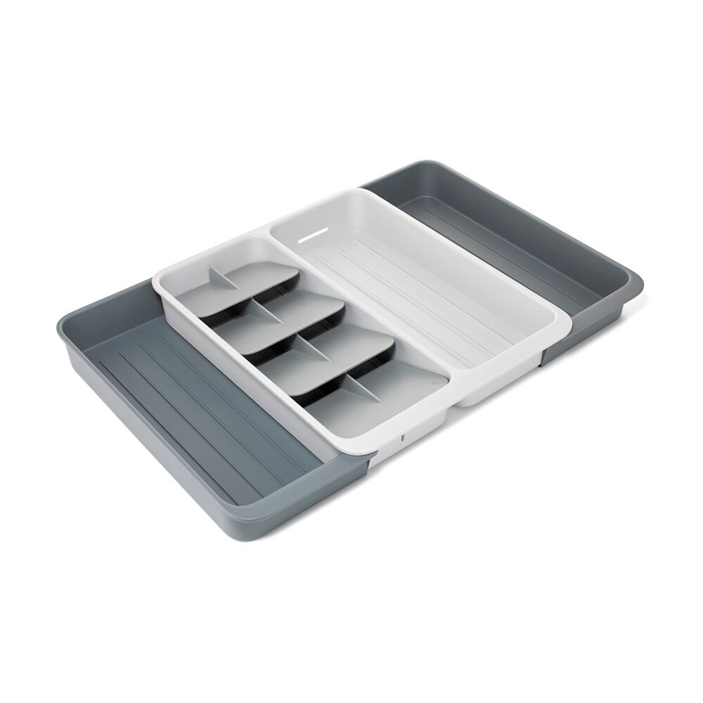 Joseph Joseph DrawerStore Expanding Tiered Tray Kitchen Storage Stone (2 Pack) — image 2