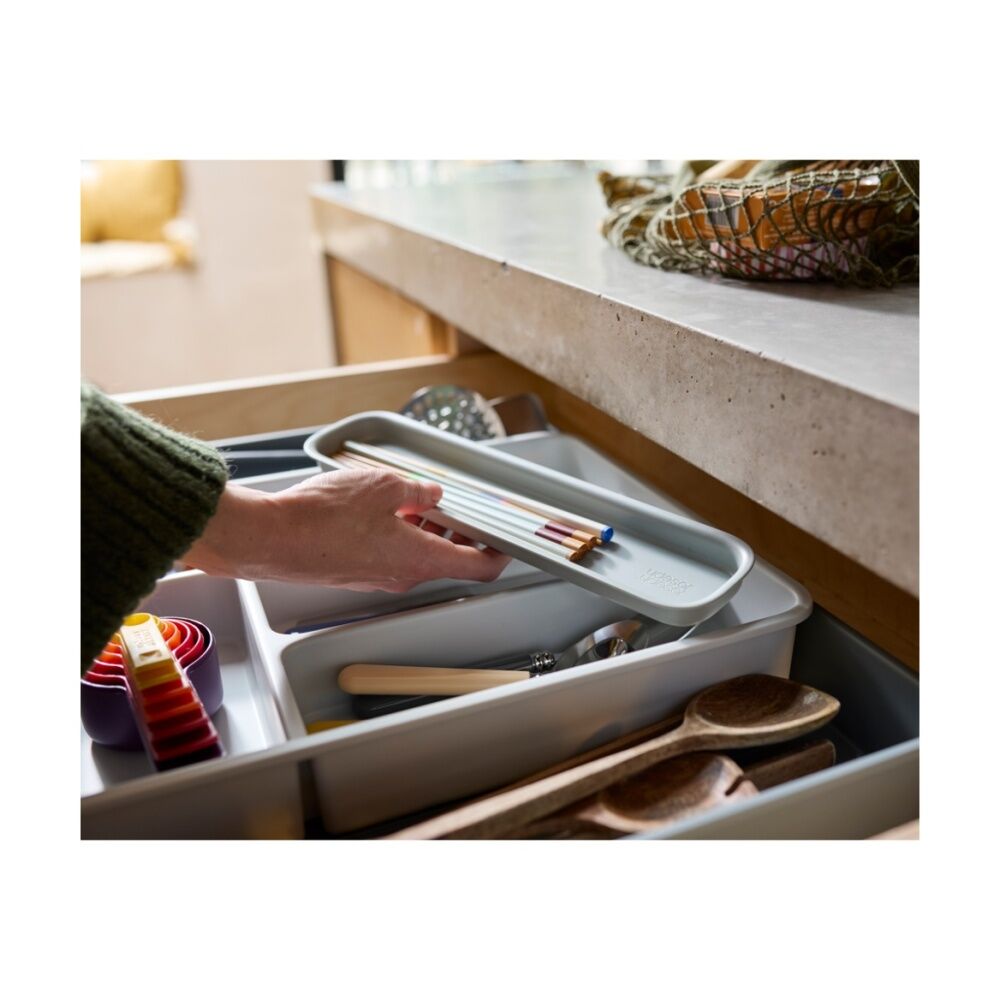 Joseph Joseph DrawerStore Expanding Cutlery Tray Kitchen Storage Organiser Stone — image 9