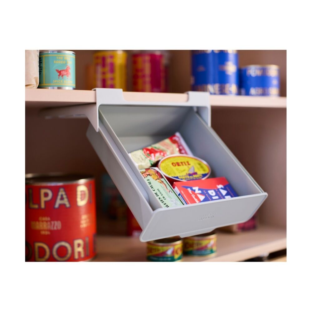 Joseph Joseph CupboardStore Under-Shelf Drawer Kitchen Storage Organiser Stone — image 10