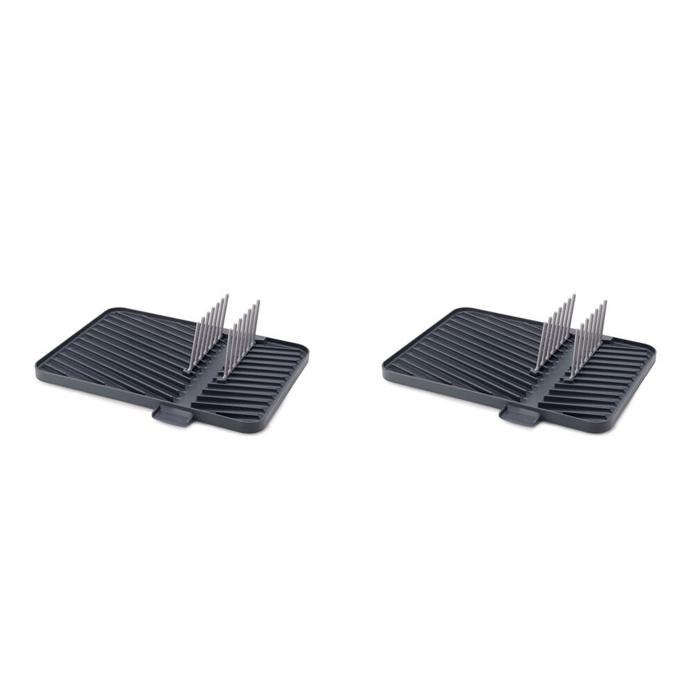 Joseph Joseph Flip Up Adjustable 40cm Dish/Plate Drying Rack/Draining Board (2 Pack)