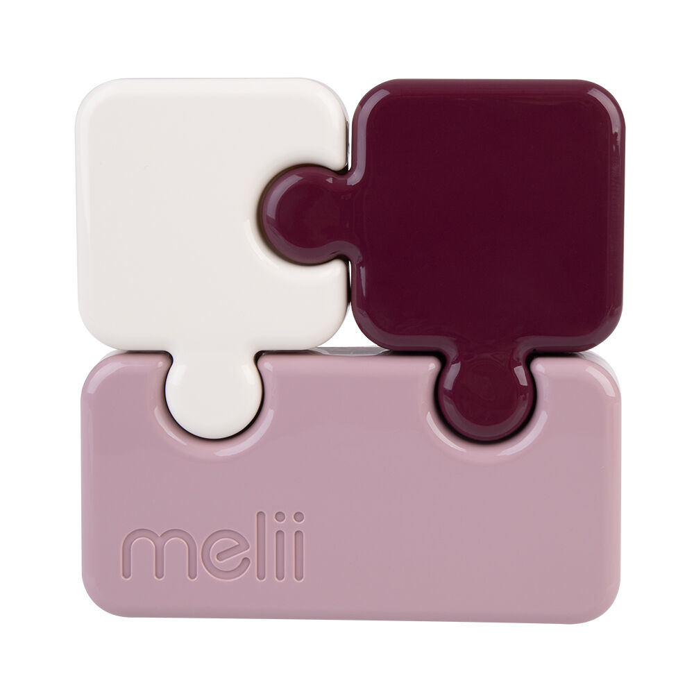Melii Pink Luxe Childrens Puzzle Food & Snacks Container Lunch Box 850ml