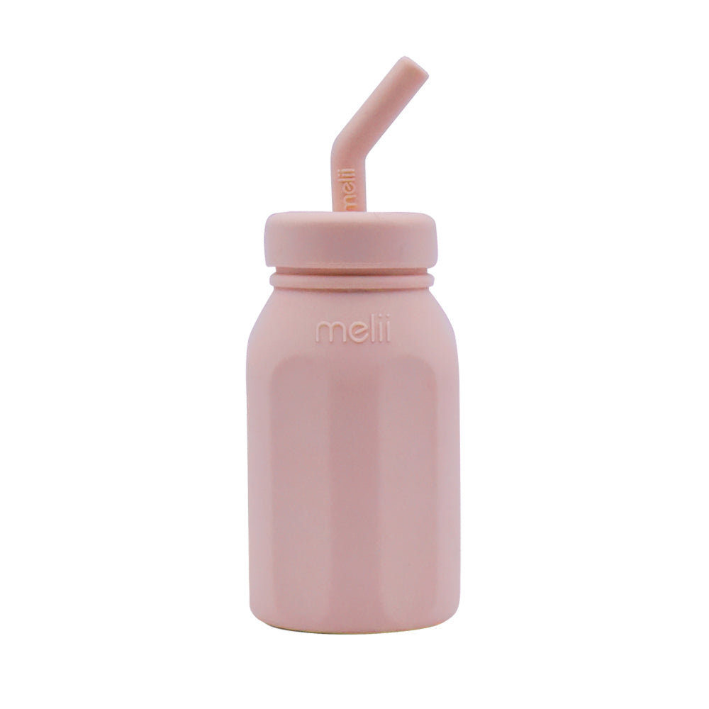 8545p-melii-luxe-silicone-water-bottle-w-drinking-straw-pink