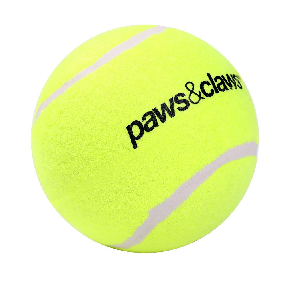 Paws and Claws 10cm Jumbo Tennis Balls Durable Dog/Pet/Cat Play Toy Assorted (6 Pack) — image 2