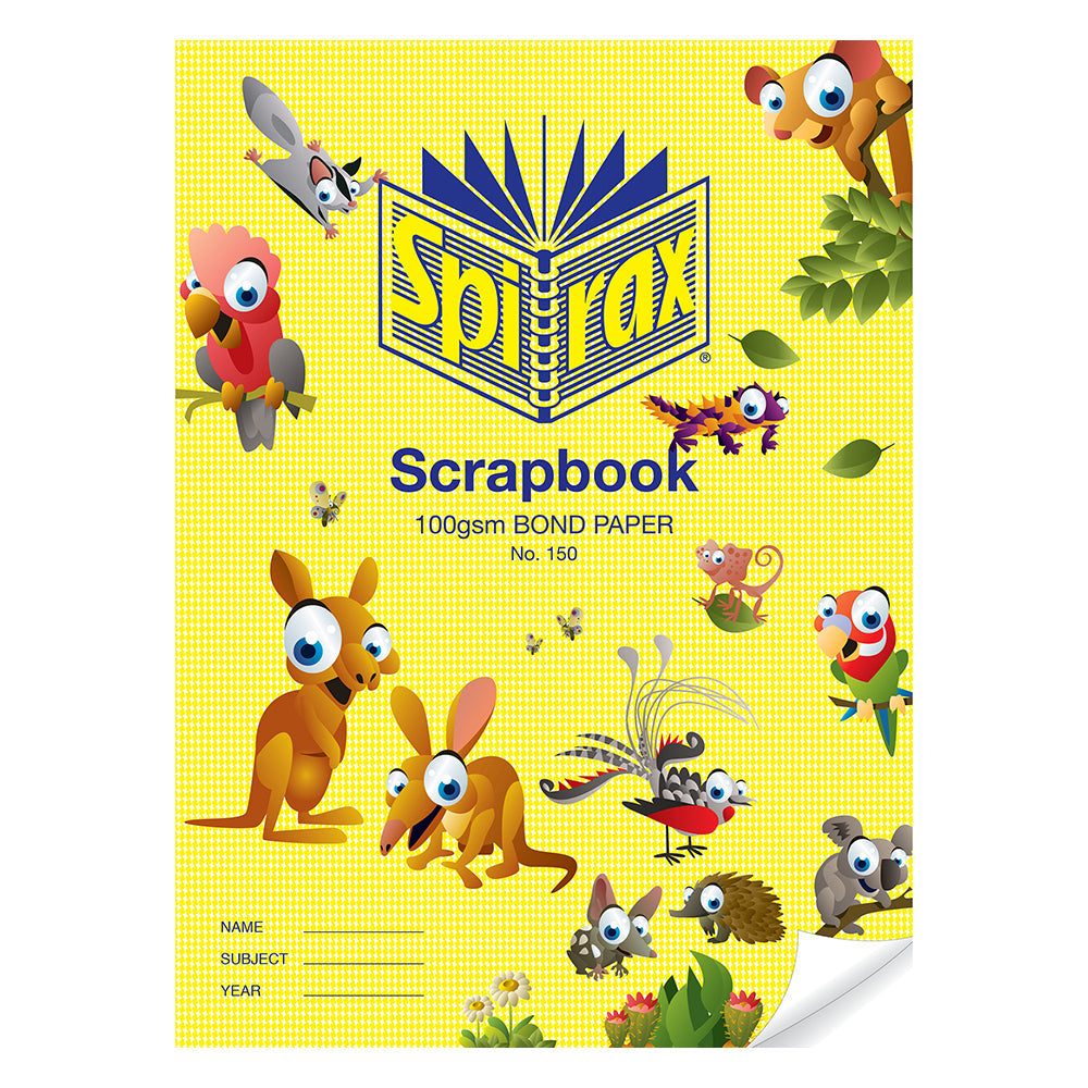 Spirax 100 GSM 64 Pages Unruled No.150 Bond Paper Scrapbook School Notebook (10 Pack) — image 2
