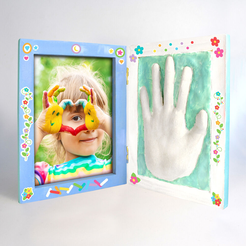 Boyle Crafty Creators Plaster Print Keepsake Frame Project Kit Kids DIY 10+ (2 Pack) — image 3