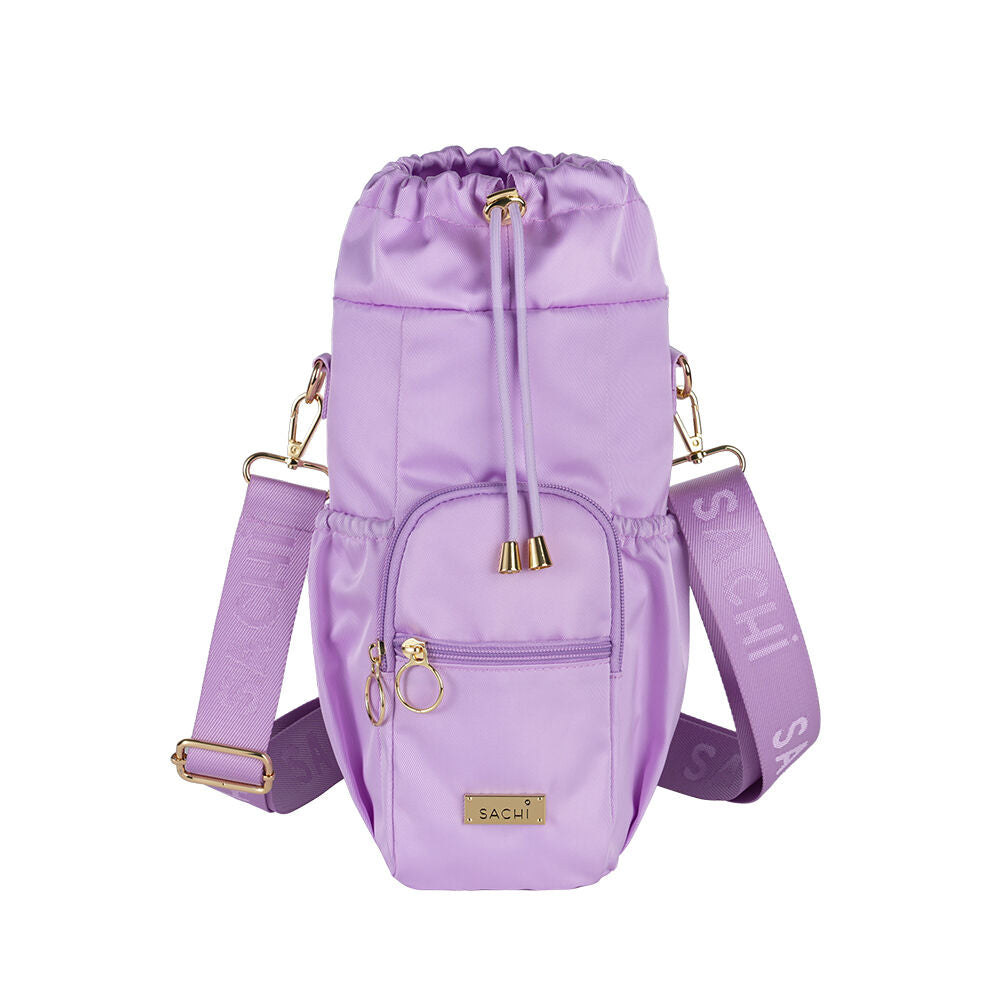 Sachi Orchid Deluxe Crossbody Insulated Bottle Bag w/ Adjustable Strap