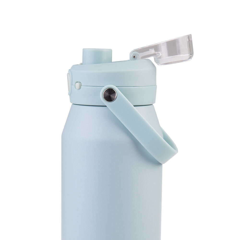 Oasis 1L Sea Mist Ceramic Stainless Steel Insulated Capri Drink Bottle w/ Lid — image 2