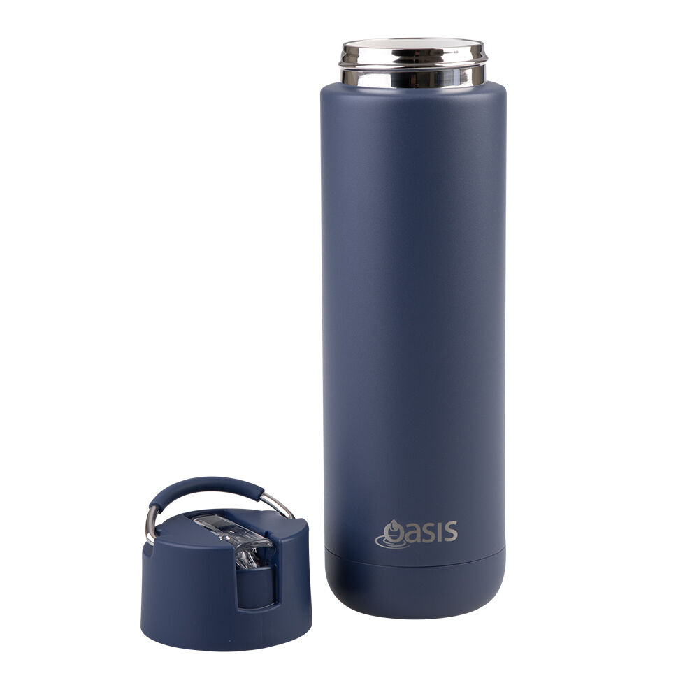 Oasis 700ml Indigo Ceramic Lined Stainless Steel Insulated Moda Drink Bottle — image 2