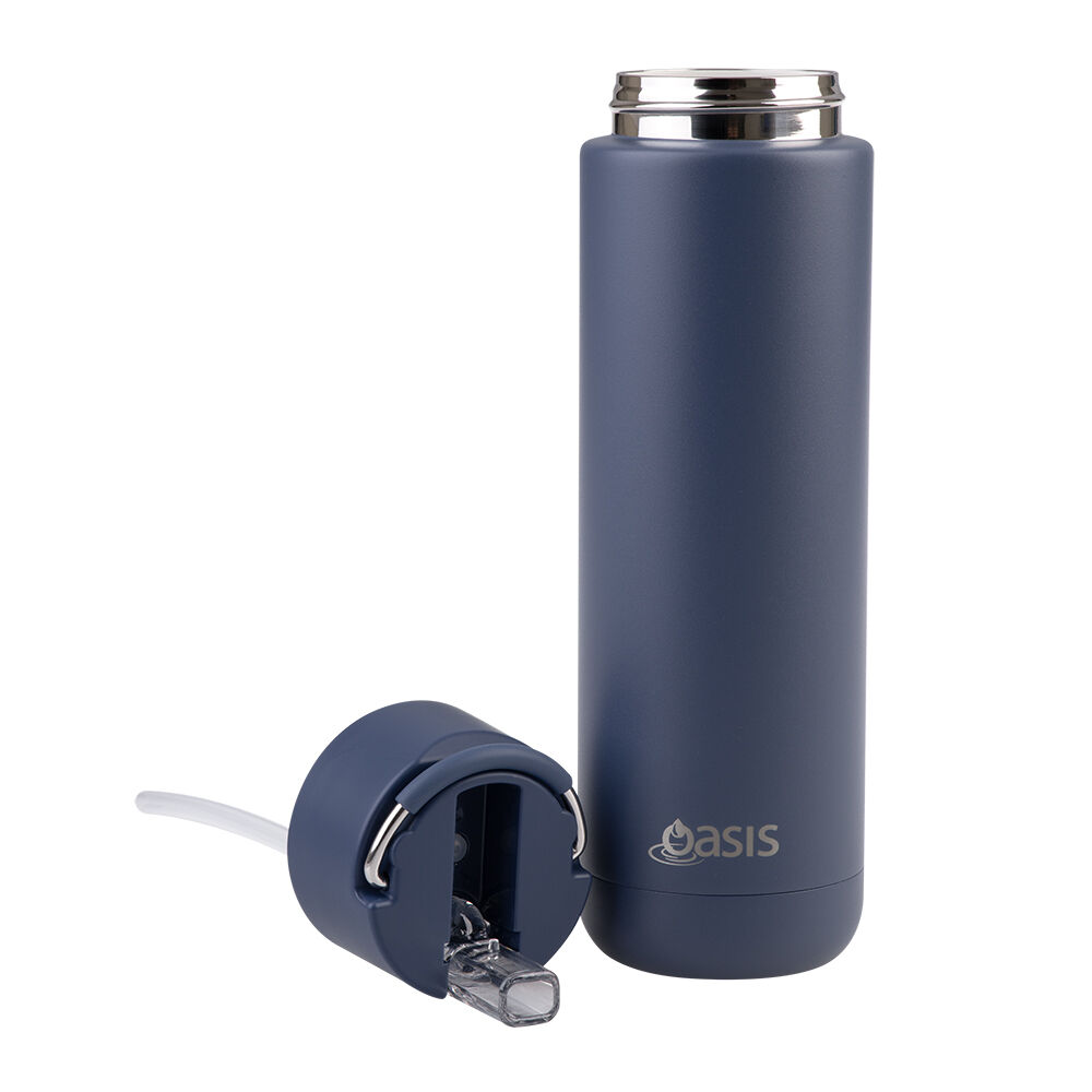 Oasis 700ml Indigo Ceramic Lined Stainless Steel Insulated Moda Drink Bottle — image 3