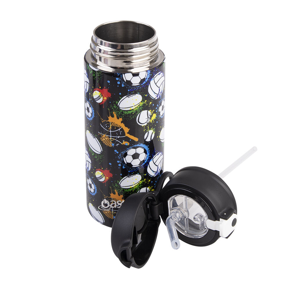 Oasis 550ml Sports Stainless Steel Insulated Kids Drink Bottle w/Straw — image 3