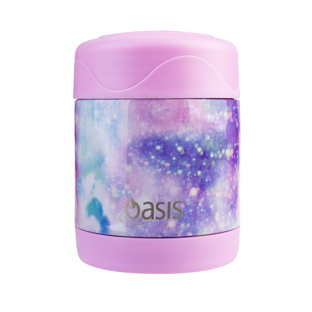 Oasis Stainless Steel Insulated Kids Food Flask Double Wall 300ml Galaxy (2 Pack) — image 2