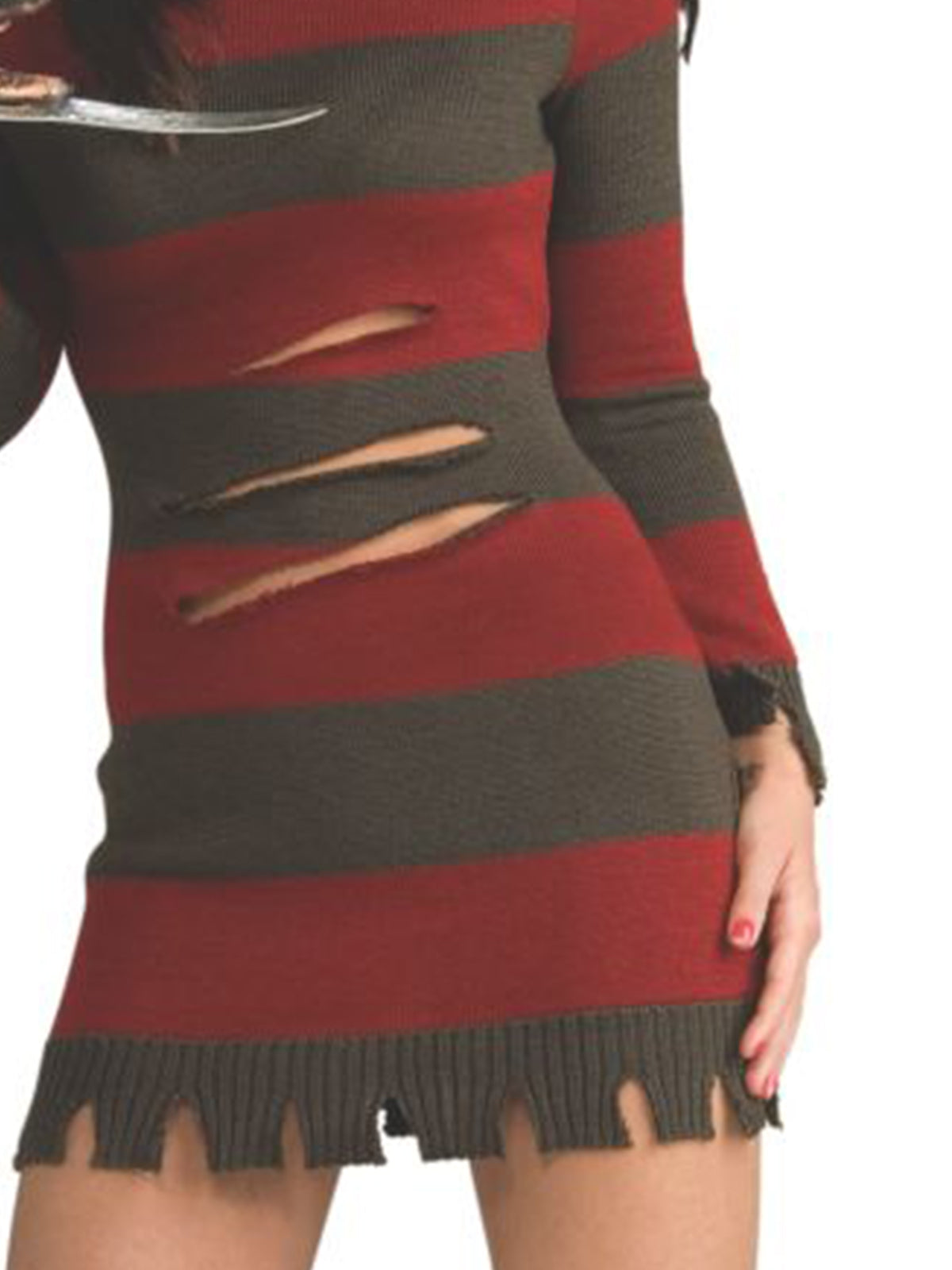 A Nightmare on Elm Street Freddy Miss Krueger Womens Dress Up Character/Theme Costume Size S — image 3