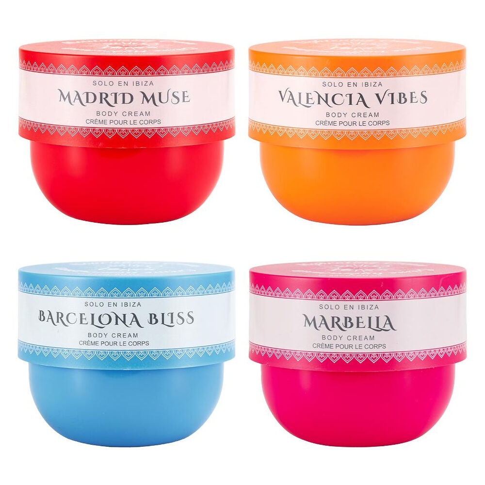 Solo EN Ibiza Nourish & Hydrate Moisturising Body Cream 236ml Assorted (4 Pack)