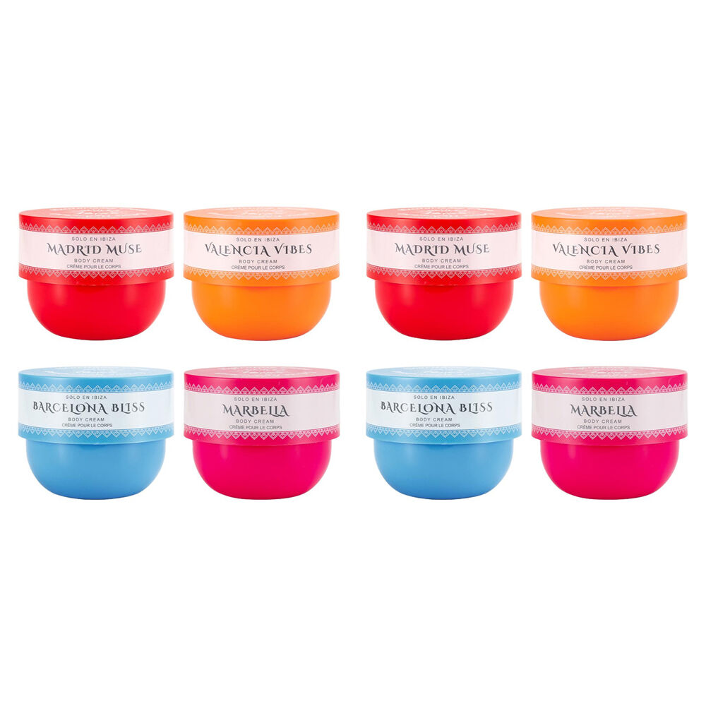 Solo EN Ibiza Nourish & Hydrate Moisturising Body Cream 236ml Assorted (8 Pack)