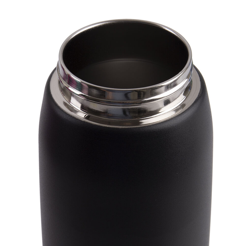 Oasis 780ml Black Stainless Steel Insulated Sports Bottle w/ Screw Cap — image 3