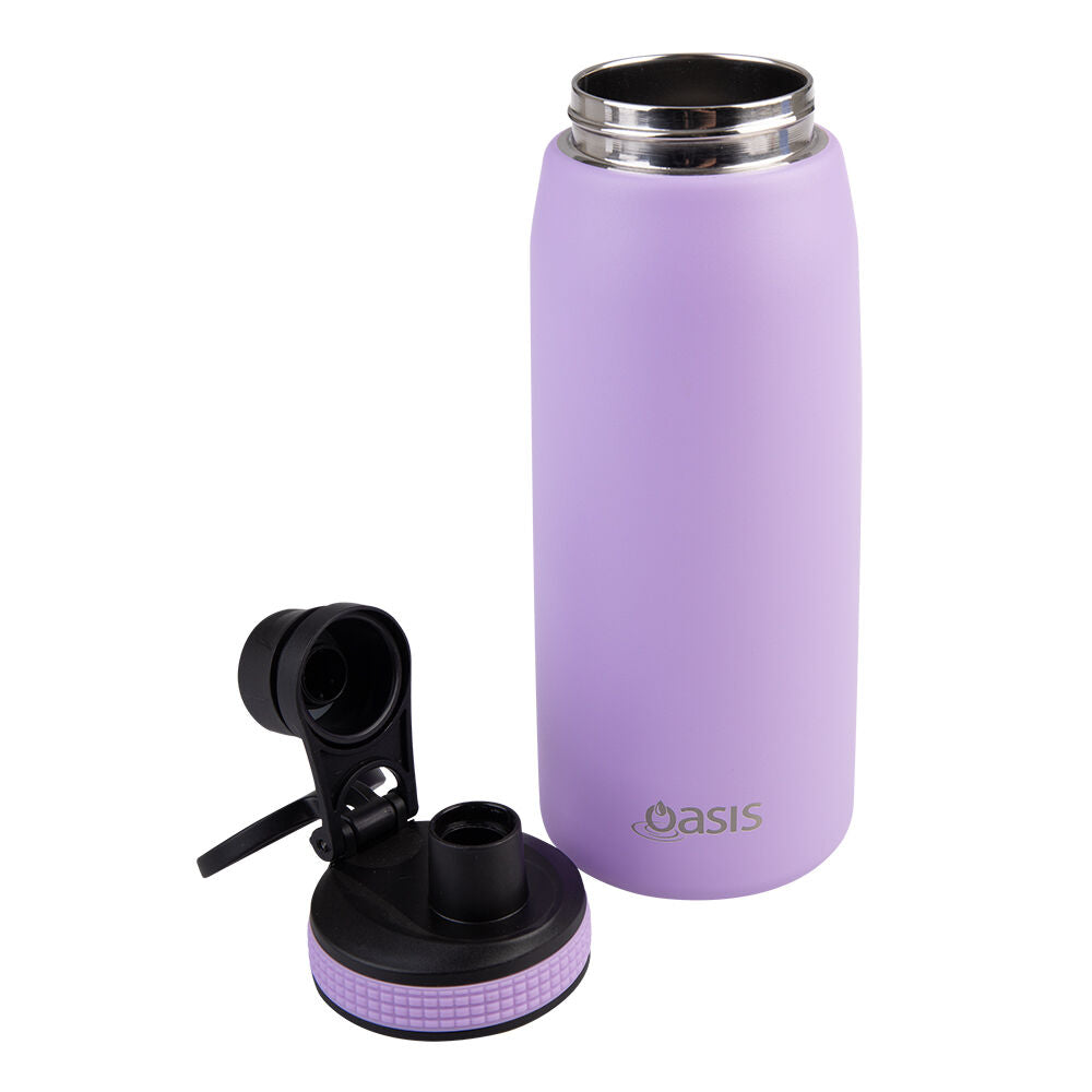Oasis 780ml Lavender Stainless Steel Insulated Sports Bottle w/ Screw Cap — image 3