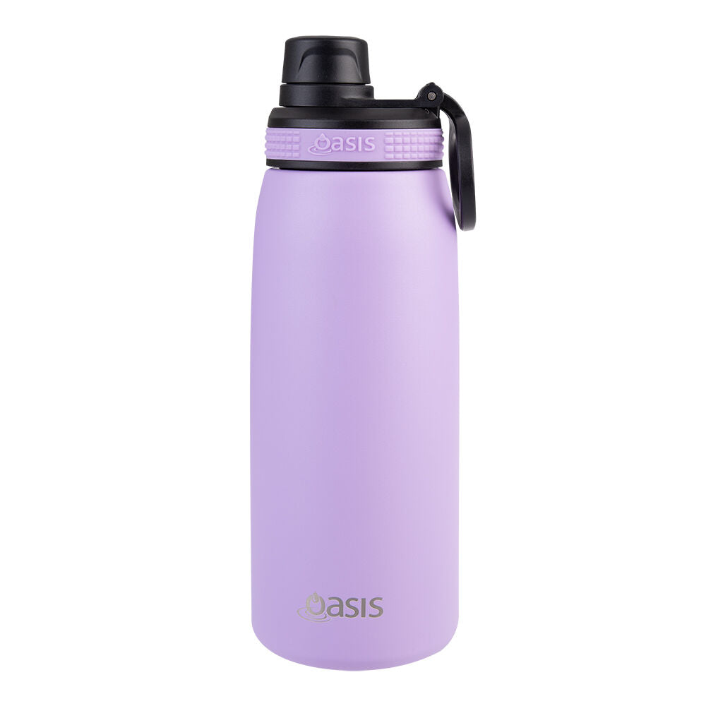Oasis 780ml Lavender Stainless Steel Insulated Sports Bottle w/ Screw Cap