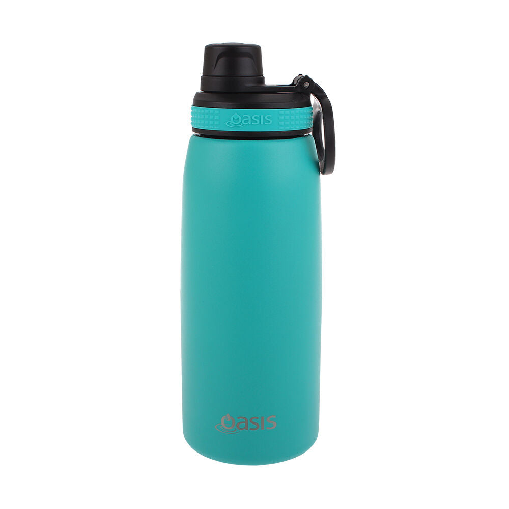 Oasis 780ml Turquoise Stainless Steel Insulated Sports Bottle w/ Screw Cap