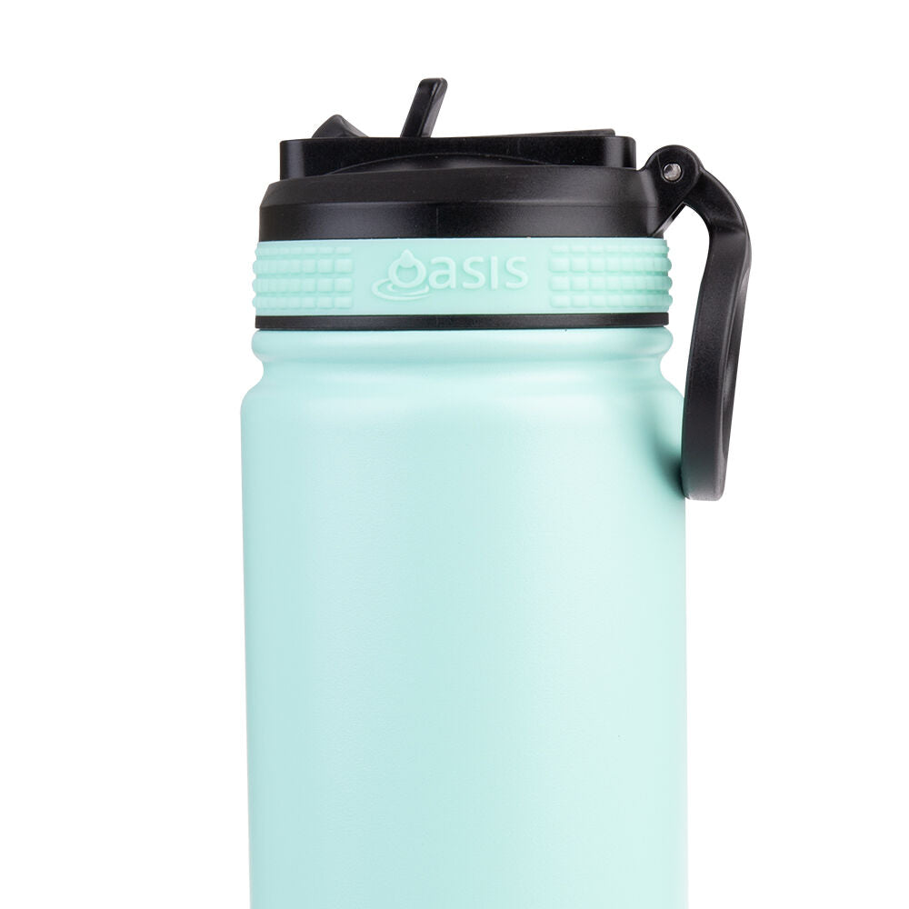 Oasis 550ml Mint Stainless Steel Insulated Challenger Sports Drink Bottle — image 6