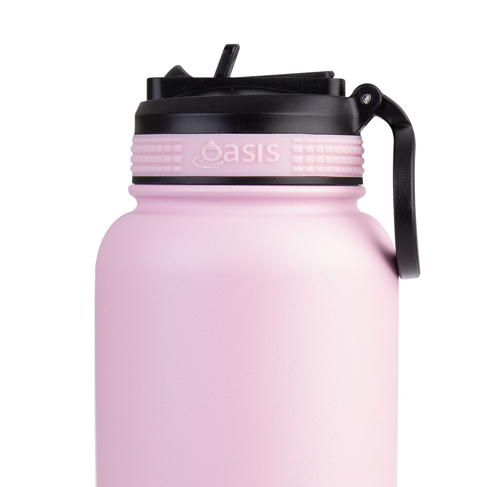Oasis 1.1L Carnation Stainless Steel Insulated Challenger Sports Bottle — image 7