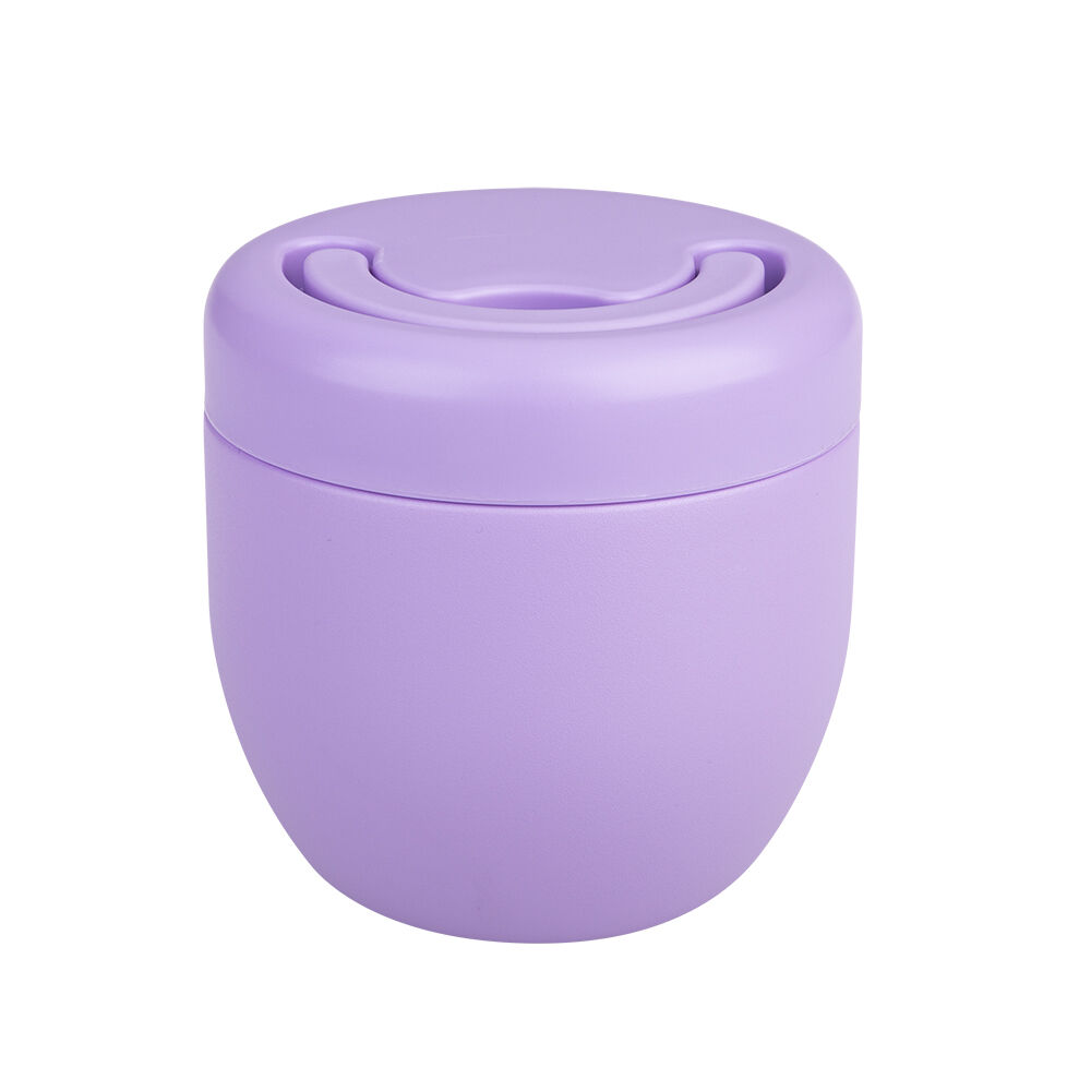 Oasis 470ml Lavender Stainless Steel Insulated Food Pod Double Walled