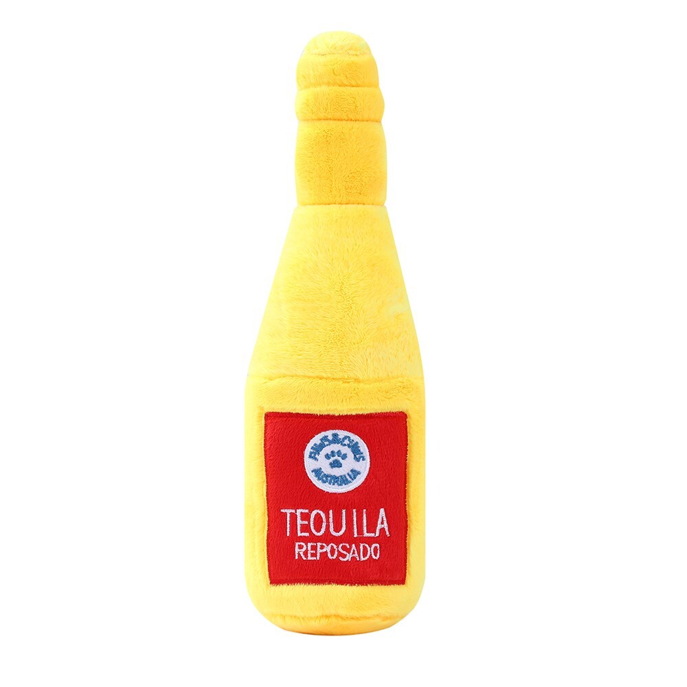Paws and Claws Pet/Dog 31cm Tequila Bottle Shop Soft Plush w/ Squeaker Toy YL (2 Pack) — image 3