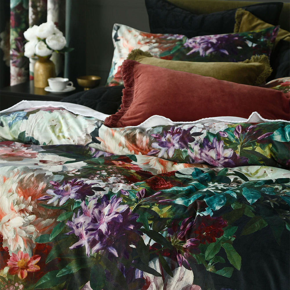 MM Linen Florenza Queen Bed 250 TC Cotton Percale Quilt Cover Set 210x210cm — image 2
