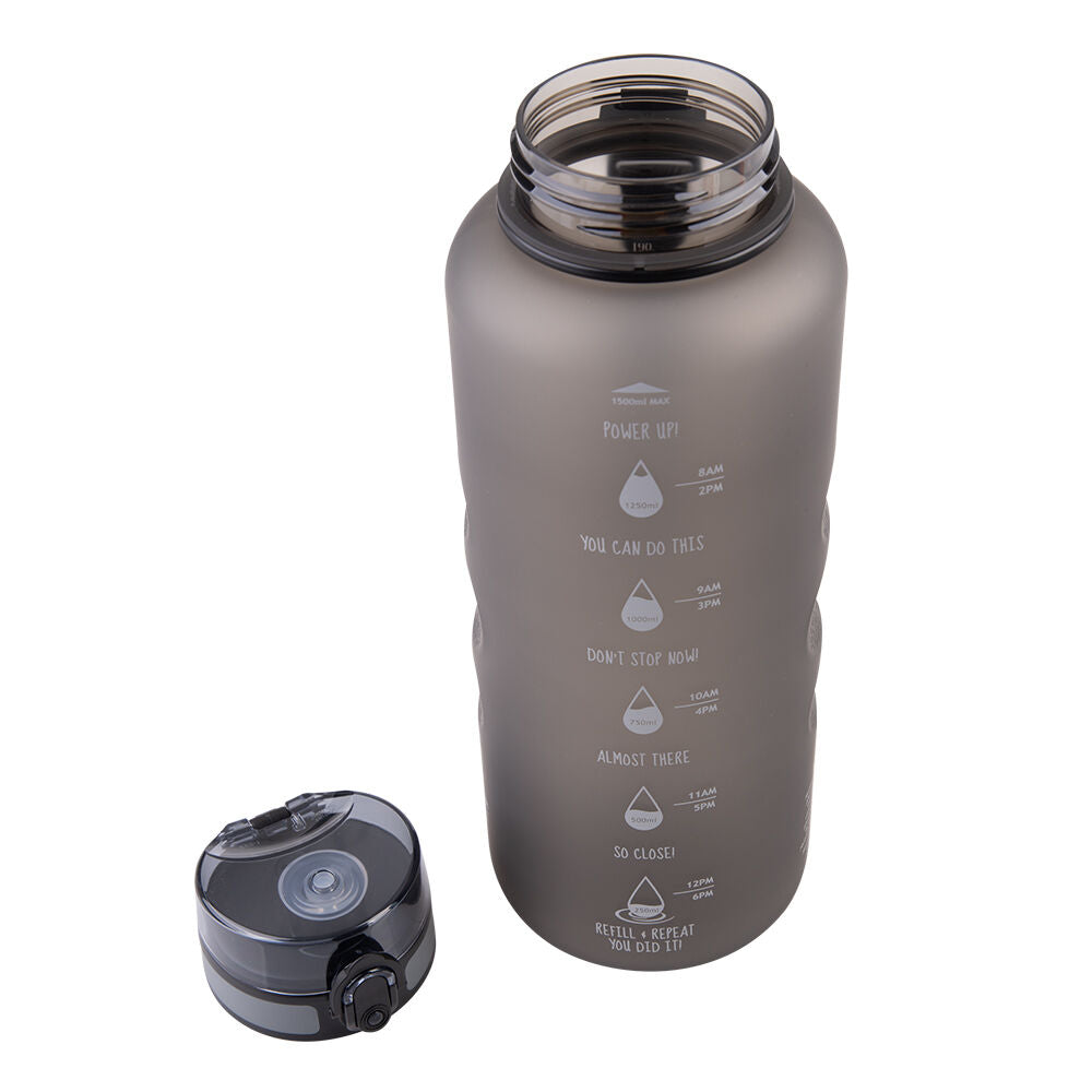 Oasis 1.5L Graphite Tritan Motivational Sports Water Drinking Bottle — image 4