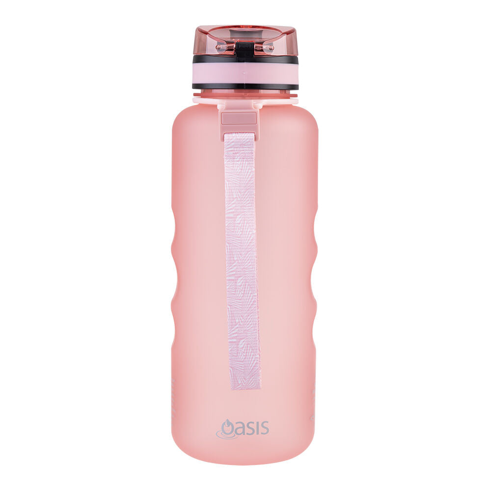 Oasis 1.5L Glow Pink Tritan Motivational Sports Water Drinking Bottle — image 2