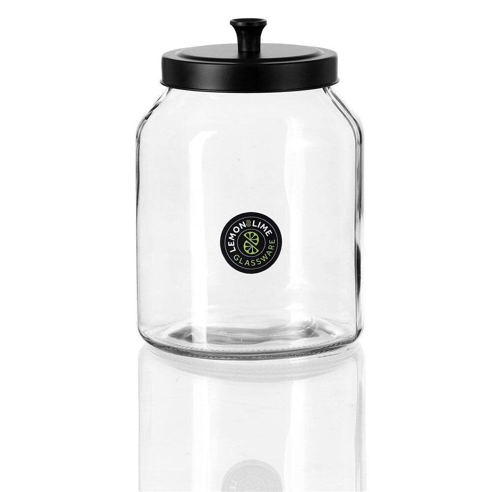 Lemon and Lime 3L Cosmo Glass Jar Storage Container/Canister Kitchen/Home (3 Pack) — image 2