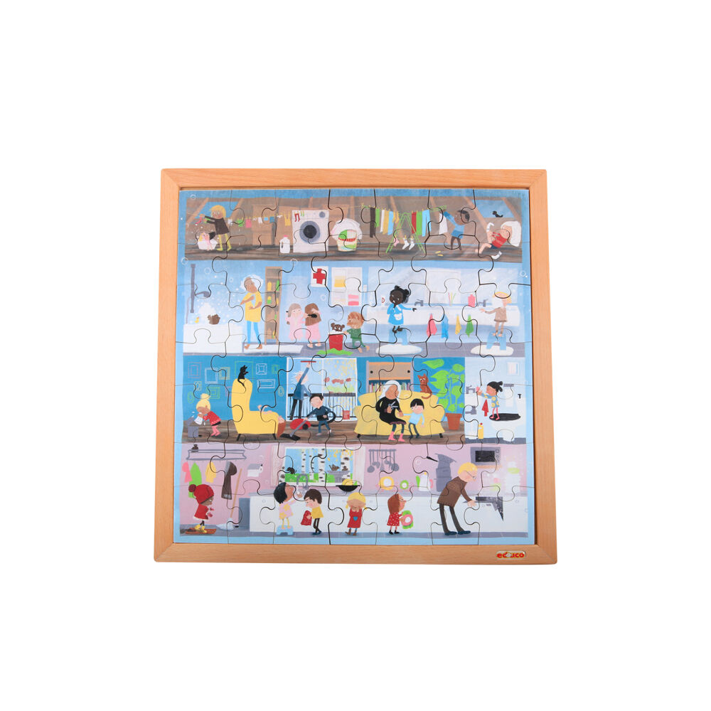 Educo Vocabulary Puzzle Personal Hygiene Development Children/Kids - 3y+