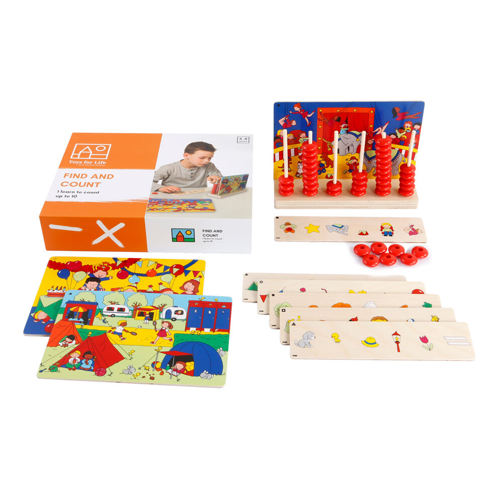 TFL Find and Count Math Skills Educational Toy Kids/Children - 3y+ (40 Pieces)