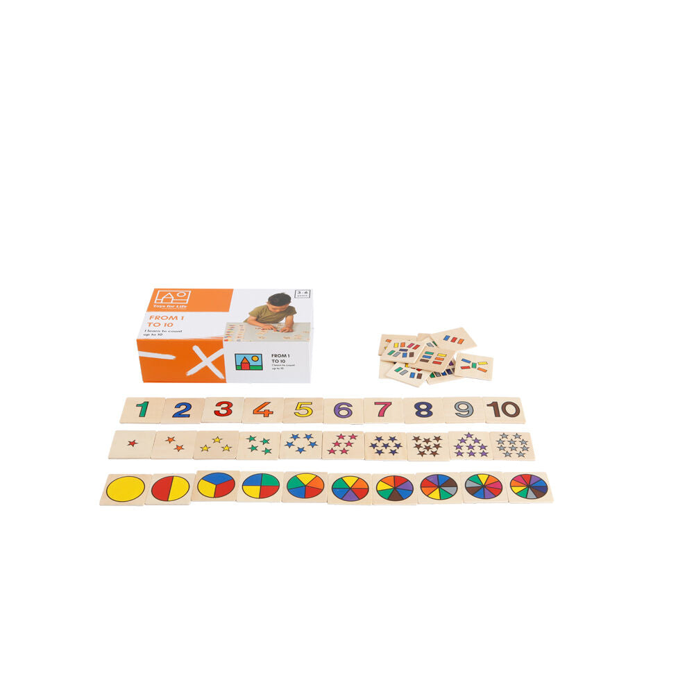 TFL From 1-10 Numbers Learning Educational Toy Kids/Children - 3y+ (40 Pieces)