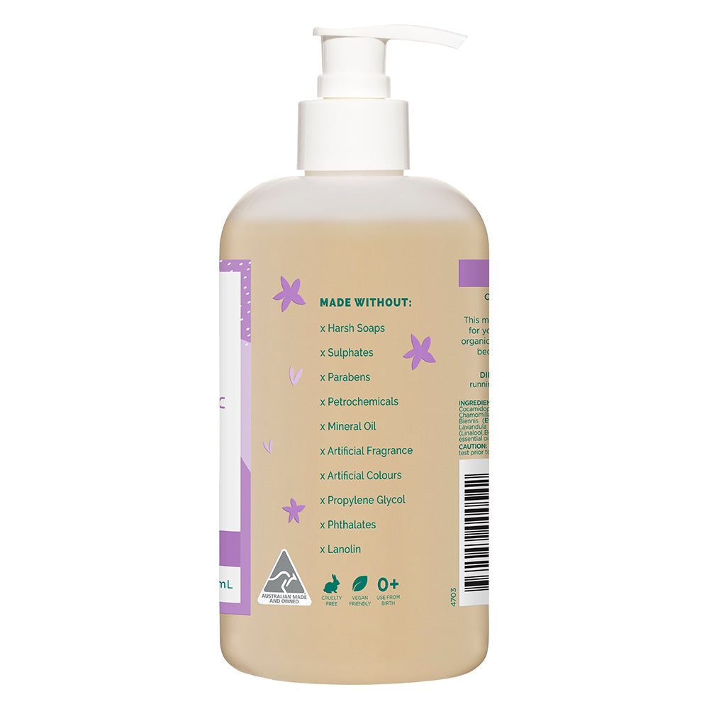 Gaia 500ml Pure/Organic Sleeptime Bath for Baby/Kids/Toddlers Vegan Friendly (2 Pack) — image 4
