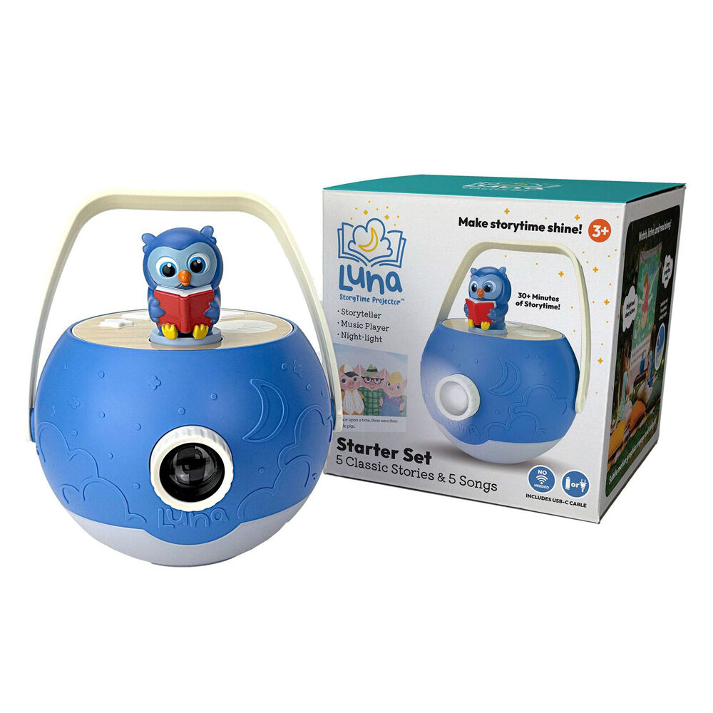 Luna Storytime 3y+ Kids Projector Classic Starter Set w/5 Stories and Songs — image 4