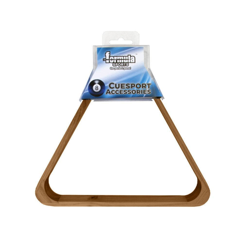 Formula Sports 1 7/8in - 15 Ball Rack Wooden Pool/Billiards Triangle Brown (2 Pack) — image 2